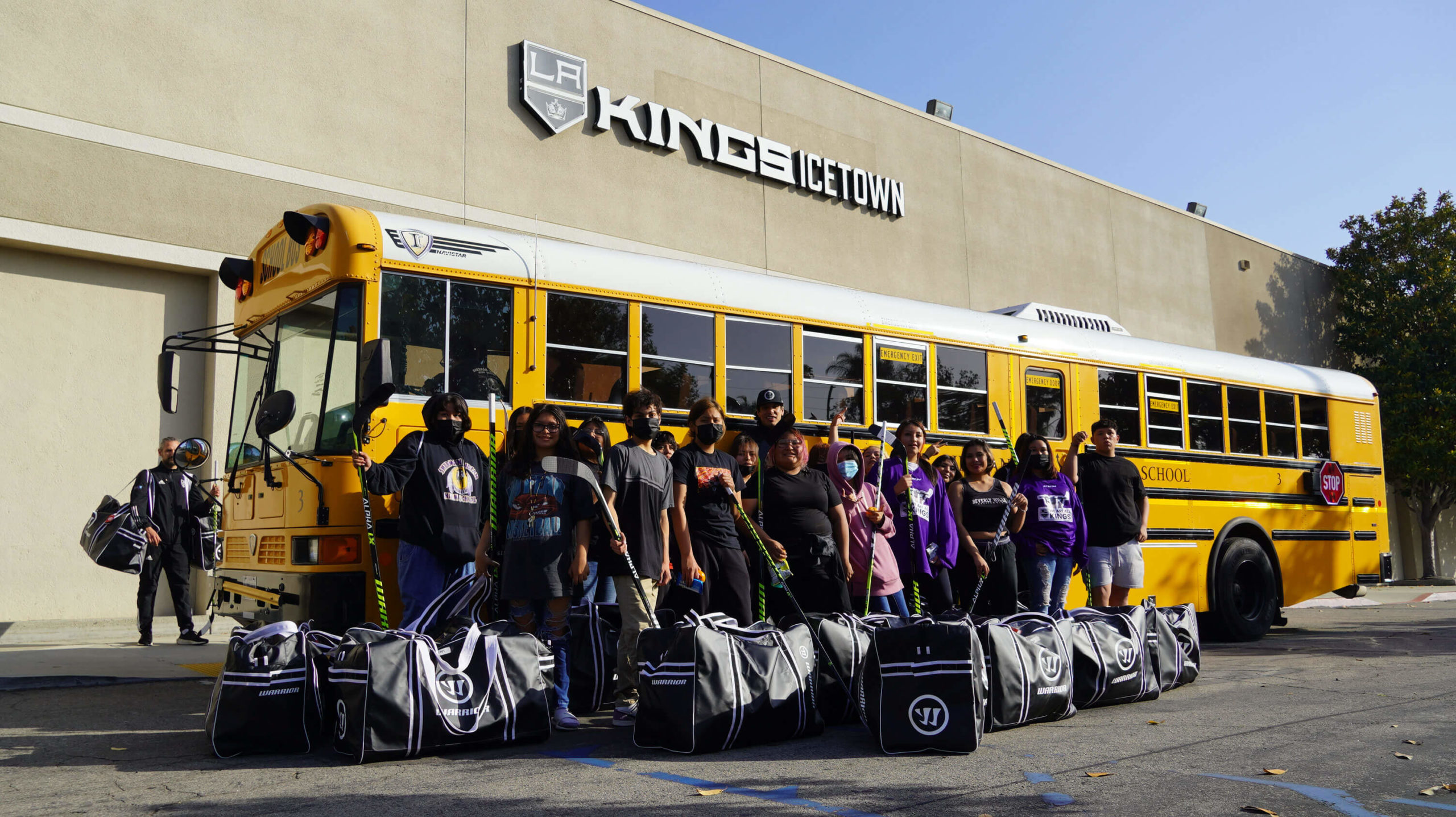 Image for SMBMI, LA Kings Host Hockey Camp For Sherman High School Students