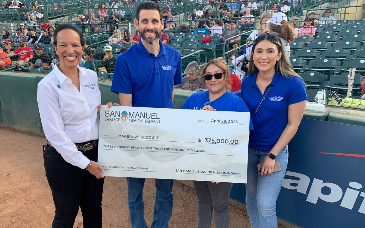 Image for San Manuel Helps to Grant Children's Wishes
